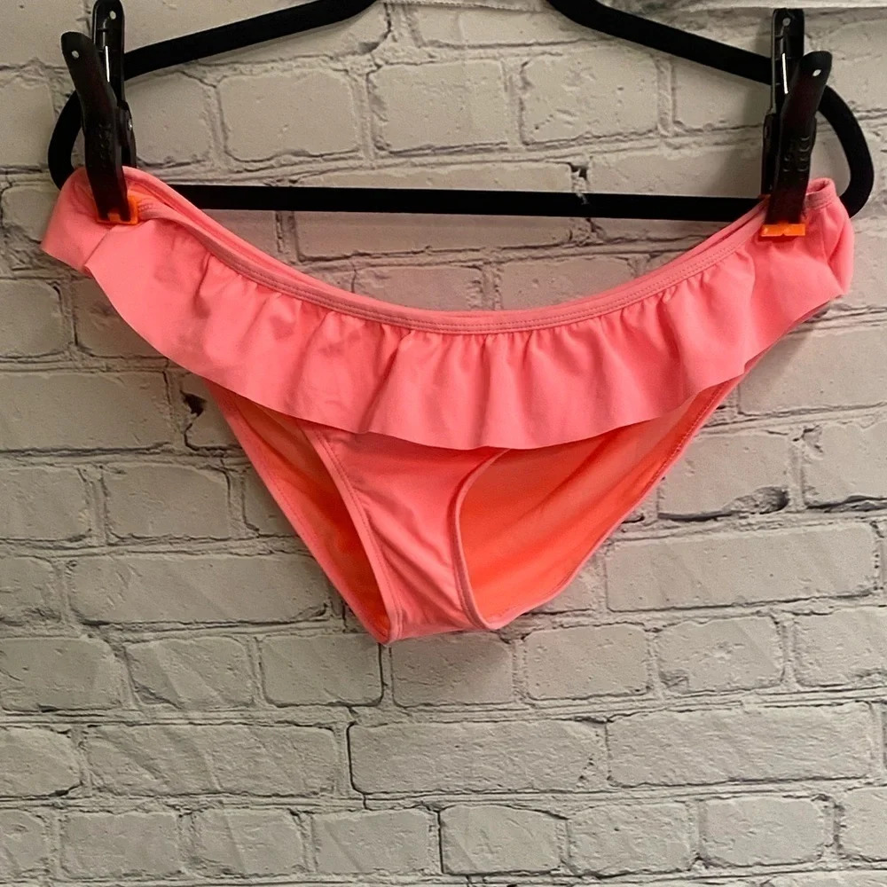 5/$20 Women’s Sonoma‎ Neon Frill Bikini Bottom XL